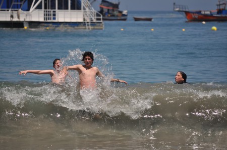 Running away, Iquique - Chile