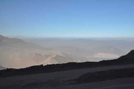 The horizon from El Soldado Mine - Chile