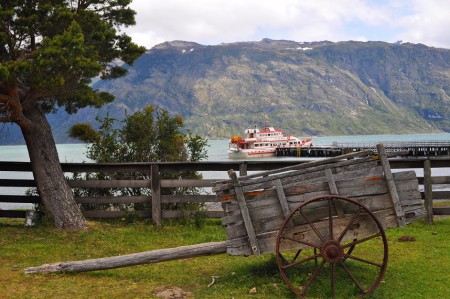 View from Estancia Perales, Patagonian channels - Chile